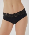 Pact Organic Lace Waist Brief 3-pack In Heather Basics
