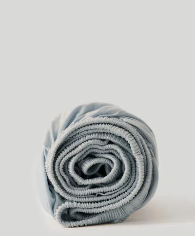 Pact Organic Room Service Sateen Fitted Sheet In Quarry