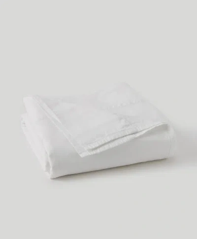 Pact Organic Room Service Sateen Flat Sheet In White
