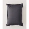 Pact Organic Room Service Sateen Sham 2-pack In Charcoal