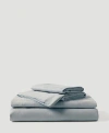Pact Organic Room Service Sateen Sheet Set In Quarry