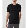 Pact Organic Cotton Softspun Pocket Crew Tee In Black