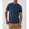 Pact Organic Softspun Crew Neck Tee In French Navy