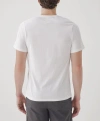 Pact Organic Softspun V-neck Tee In White