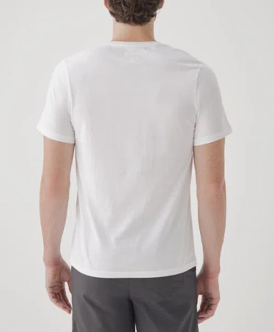 Pact Organic Softspun V-neck Tee In White