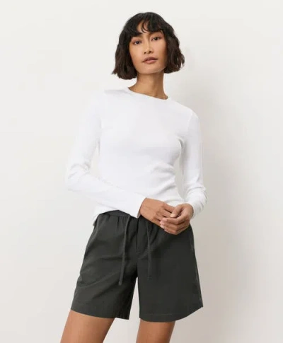 Pact Perfect Rib Layering Long Sleeve Made With Organic Cotton In White