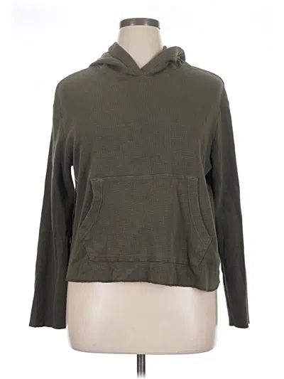 Pre-owned Pact Pullover Hoodie In Green