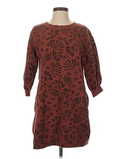 Pre-owned Pact Pullover Sweater In Brown