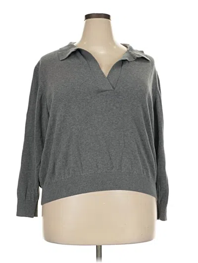 Pre-owned Pact Pullover Sweater In Gray