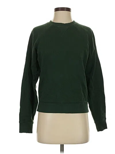 Pre-owned Pact Pullover Sweater In Green