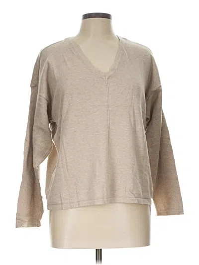Pre-owned Pact Pullover Sweater In Tan