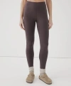 Pact Purefit Legging Made With Organic Cotton In Chocolate Heather