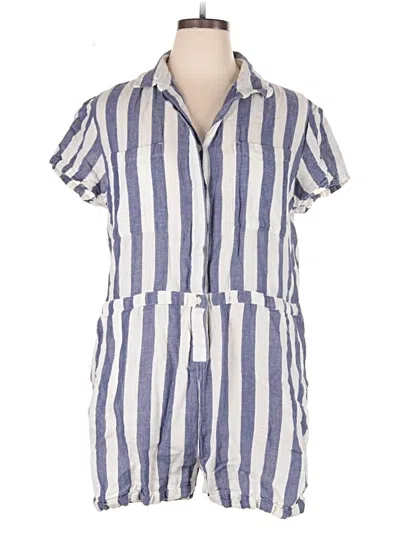Pre-owned Pact Romper In Blue