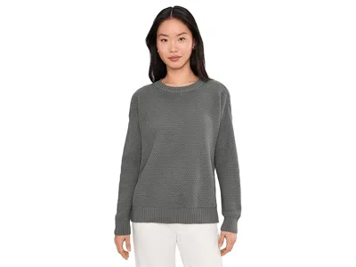 Pact Shoreline Pullover Sweater In Gray