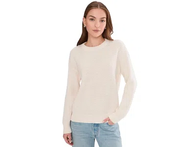 Pact Shoreline Pullover Sweater In White