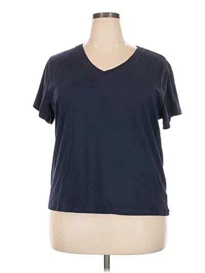 Pre-owned Pact Short Sleeve T-shirt In Blue