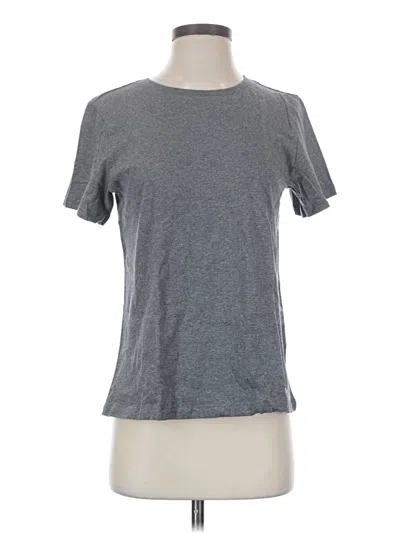 Pre-owned Pact Short Sleeve T-shirt In Gray
