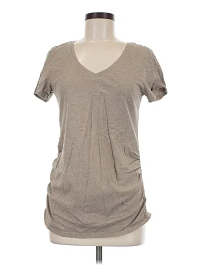 Pre-owned Pact Short Sleeve T-shirt In Gray
