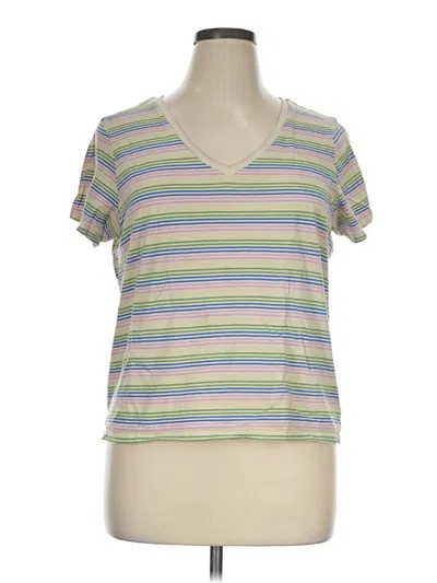 Pre-owned Pact Short Sleeve T-shirt In Gray