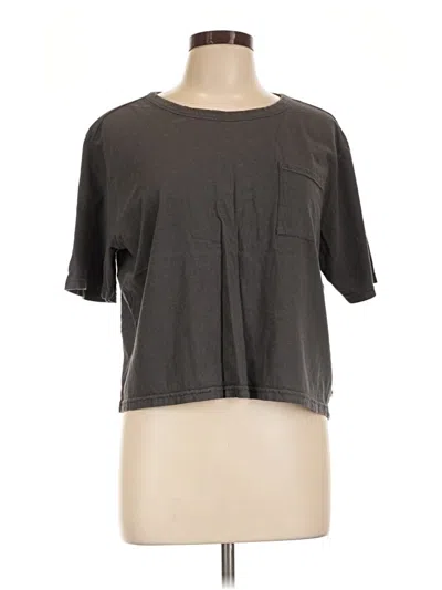 Pre-owned Pact Short Sleeve T-shirt In Gray