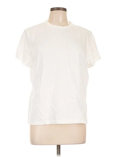 Pre-owned Pact Short Sleeve T-shirt In Ivory
