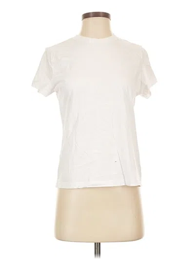 Pre-owned Pact Short Sleeve T-shirt In Ivory