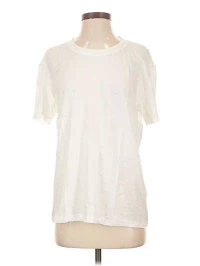 Pre-owned Pact Short Sleeve T-shirt In Ivory