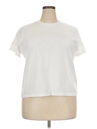 Pre-owned Pact Short Sleeve T-shirt In Ivory