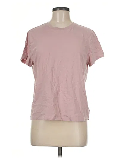 Pre-owned Pact Short Sleeve T-shirt In Pink
