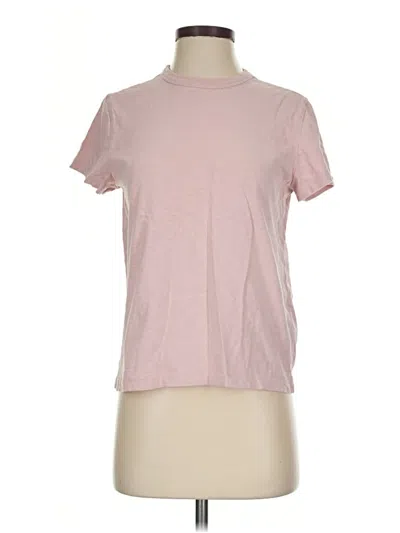 Pre-owned Pact Short Sleeve T-shirt In Pink