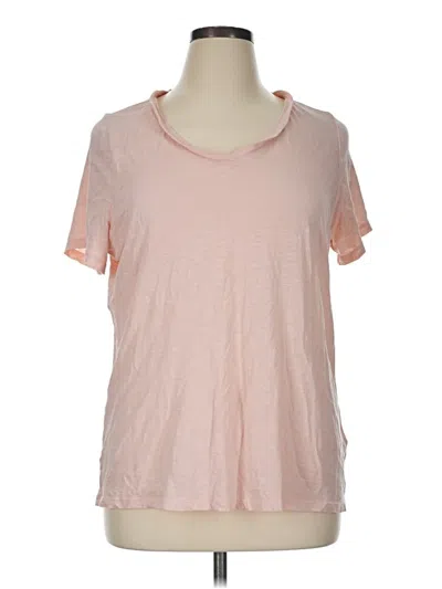 Pre-owned Pact Short Sleeve T-shirt In Pink