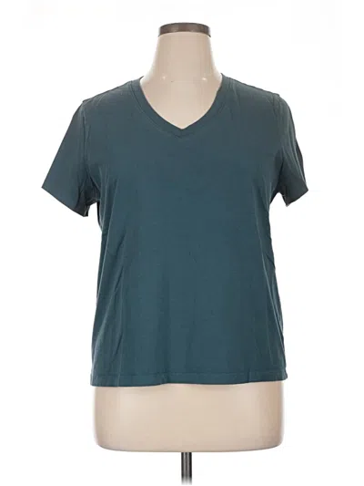 Pre-owned Pact Short Sleeve T-shirt In Teal