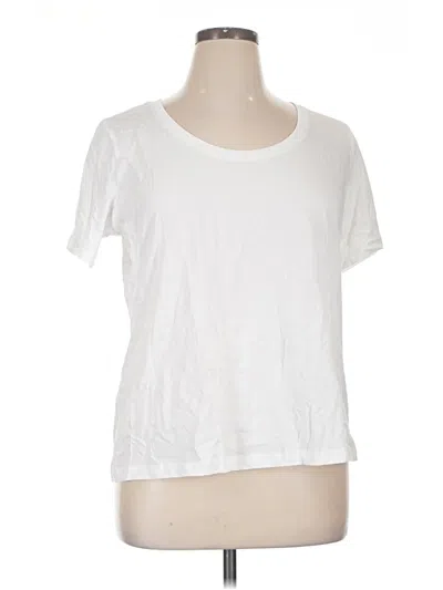 Pre-owned Pact Short Sleeve T-shirt In White