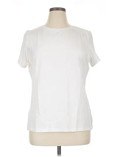Pre-owned Pact Short Sleeve T-shirt In White