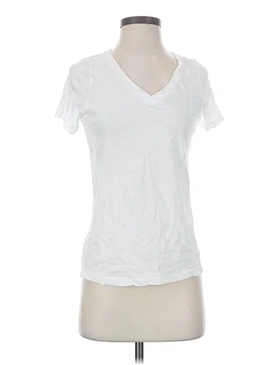 Pre-owned Pact Short Sleeve T-shirt In White