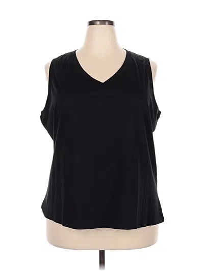 Pre-owned Pact Sleeveless T-shirt In Black