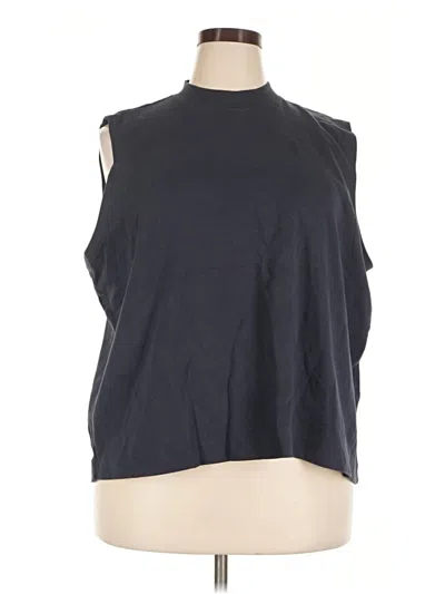 Pre-owned Pact Sleeveless T-shirt In Black