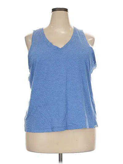 Pre-owned Pact Sleeveless T-shirt In Blue