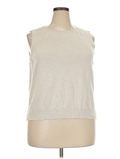 Pre-owned Pact Sleeveless T-shirt In Gray