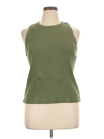 Pre-owned Pact Sleeveless T-shirt In Green