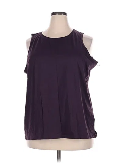 Pre-owned Pact Sleeveless T-shirt In Purple