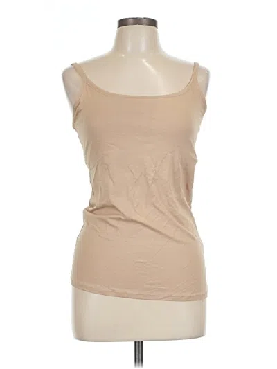 Pre-owned Pact Sleeveless T-shirt In Tan