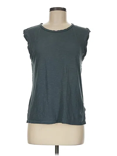 Pre-owned Pact Sleeveless T-shirt In Teal