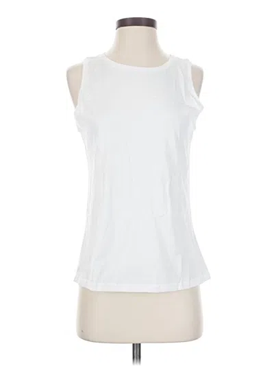 Pre-owned Pact Sleeveless T-shirt In White