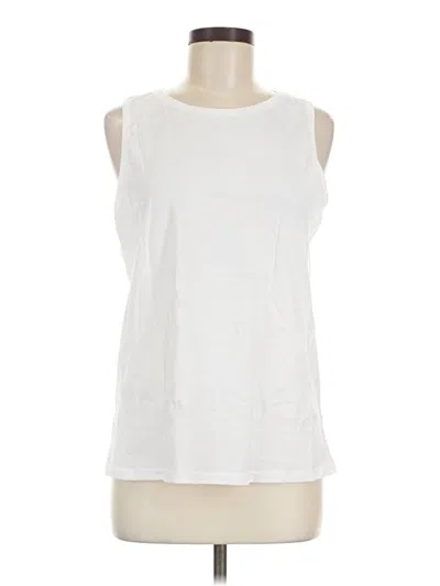 Pre-owned Pact Sleeveless T-shirt In White
