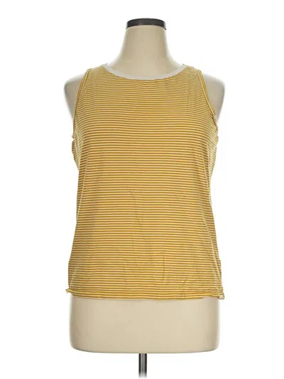 Pre-owned Pact Sleeveless T-shirt In Yellow