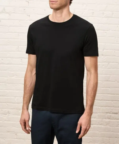 Pact Softspun Essential Crewneck Tee In Black
