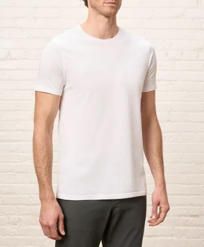 Pact Softspun Essential Crewneck Tee In White