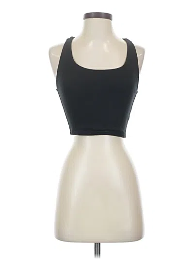 Pre-owned Pact Tank Top Black Halter Neckline Tops
