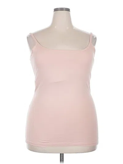 Pre-owned Pact Tank Top Pink Strapless Neckline Tops